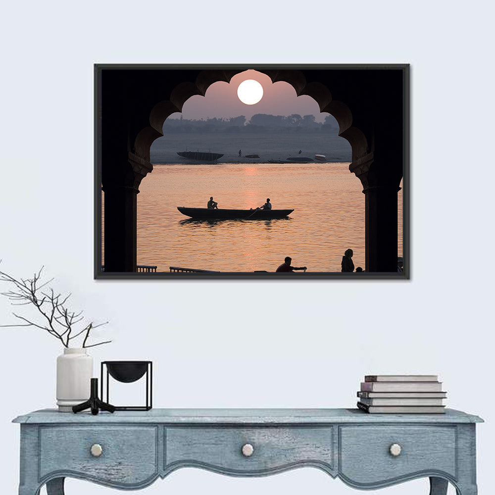 River Ganges Sunrise Wall Art