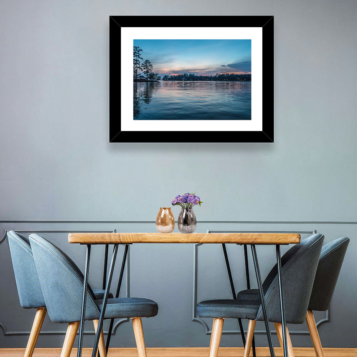 Lake Wateree Twilight Reflection Wall Art