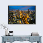 Bangkok Dusk Cityscape Wall Art