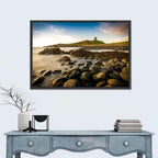 Dunstanburgh Castle at Golden Hour Wall Art