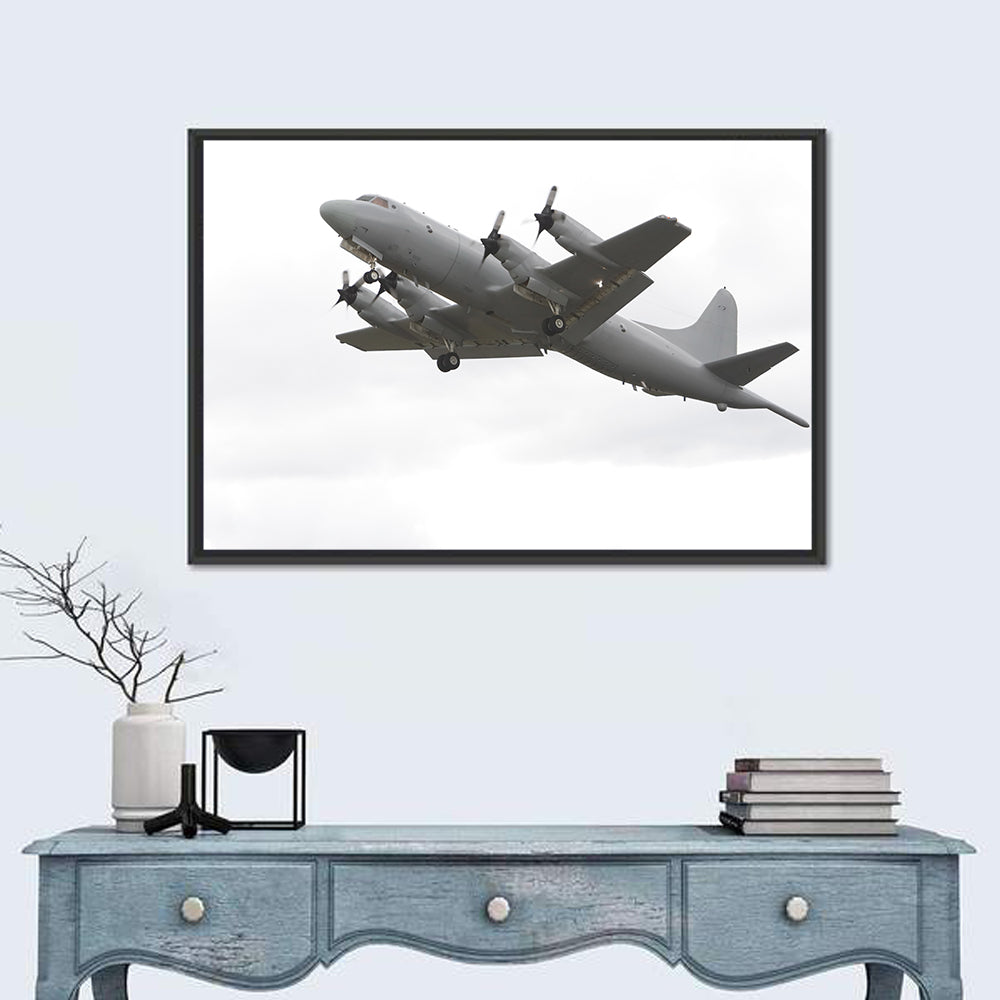 Four-engine Turboprop Patrol Aircraft Wall Art