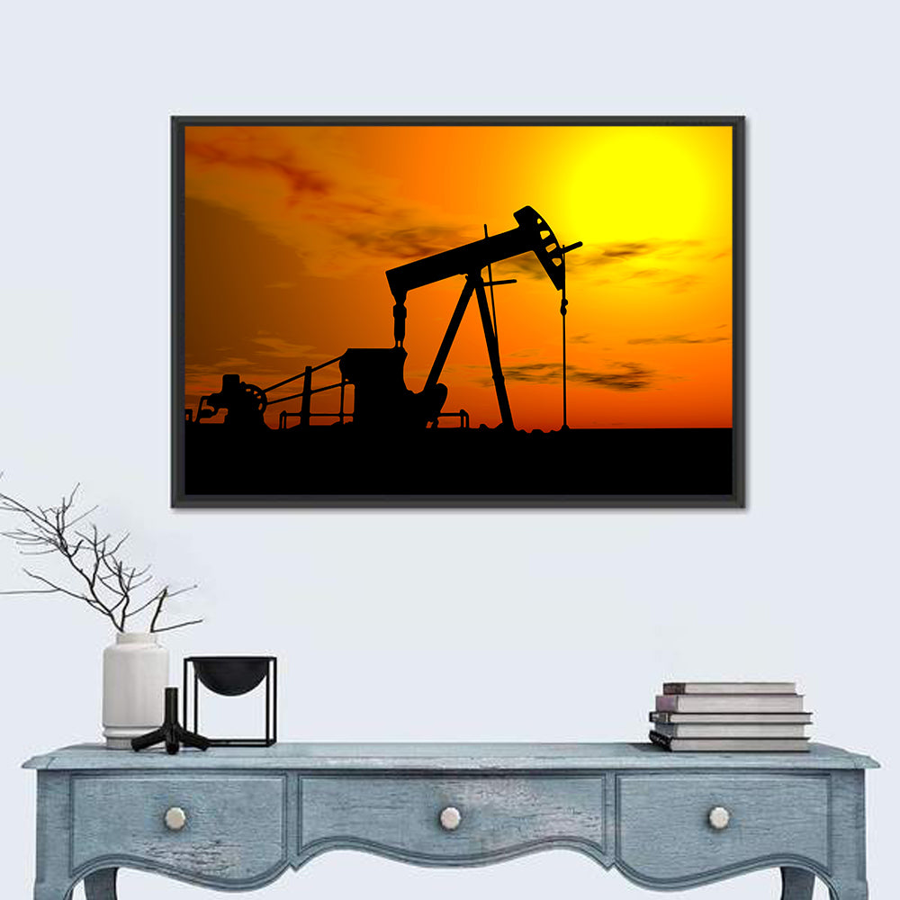 Industrial Oil Pump Wall Art