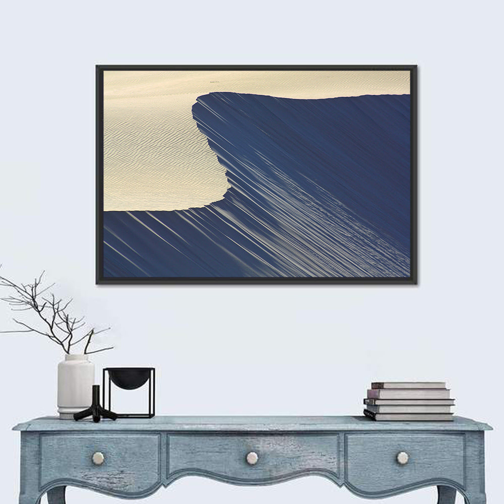 Minimalist Sand Dunes in Late Light Wall Art