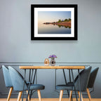 Lake Peipus Sunset with Blue Domes Wall Art