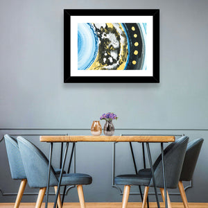 Planet Rings Abstract Wall Art