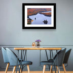Lake Monroe Aerial with Islands Wall Art