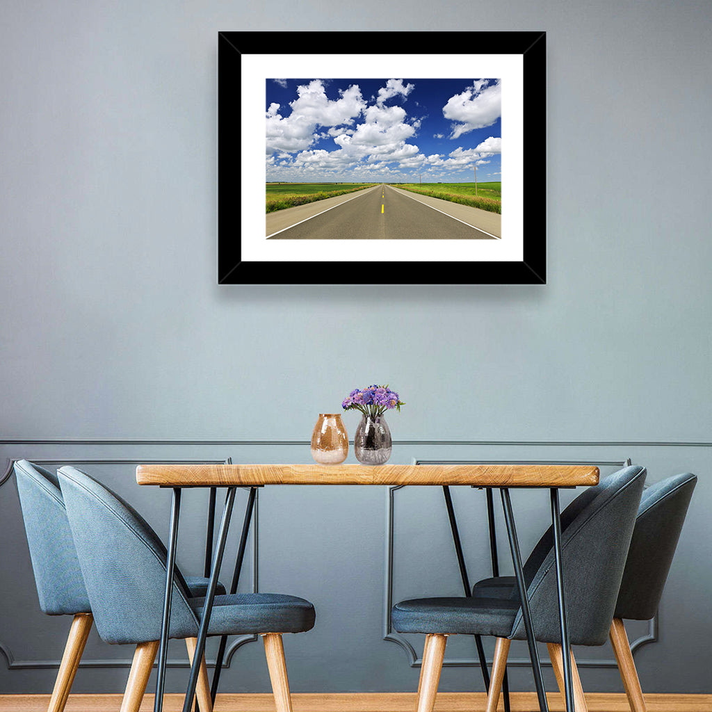 Saskatchewan Prairie Highway Wall Art