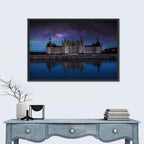 Château De Chambord Night Reflection Wall Art