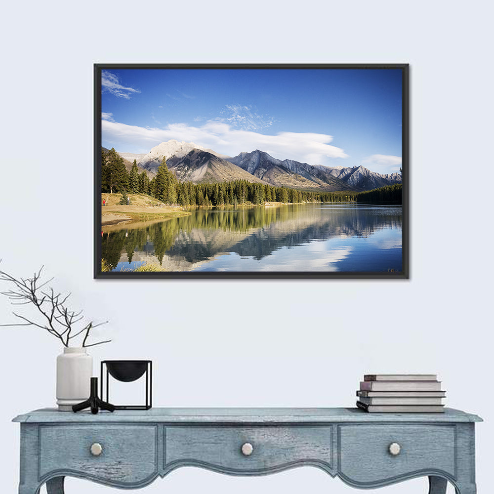 Minnewanka Lake Reflection Wall Art