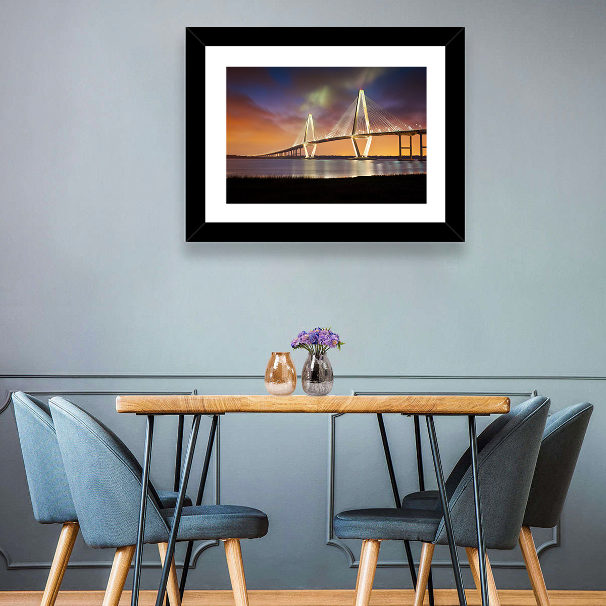 Arthur Ravenel Jr. Bridge at Dusk Wall Art