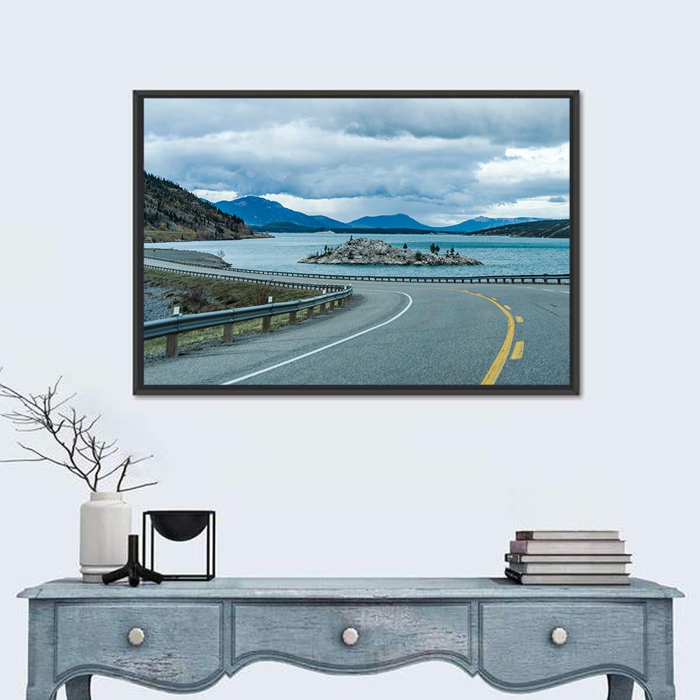 David Thompson Highway 11, Abraham Lake Wall Art in a room, landscape