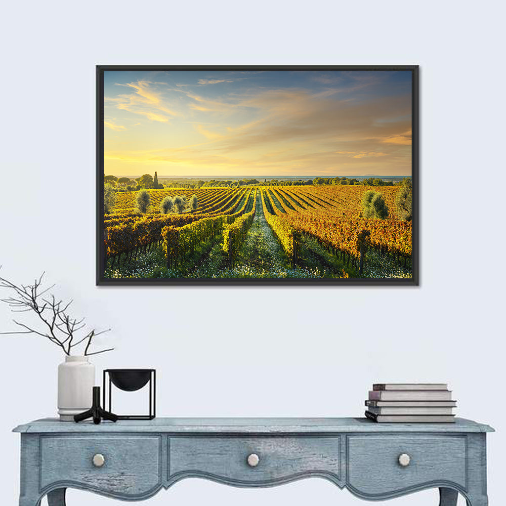 Bolgheri Vineyard Wall Art