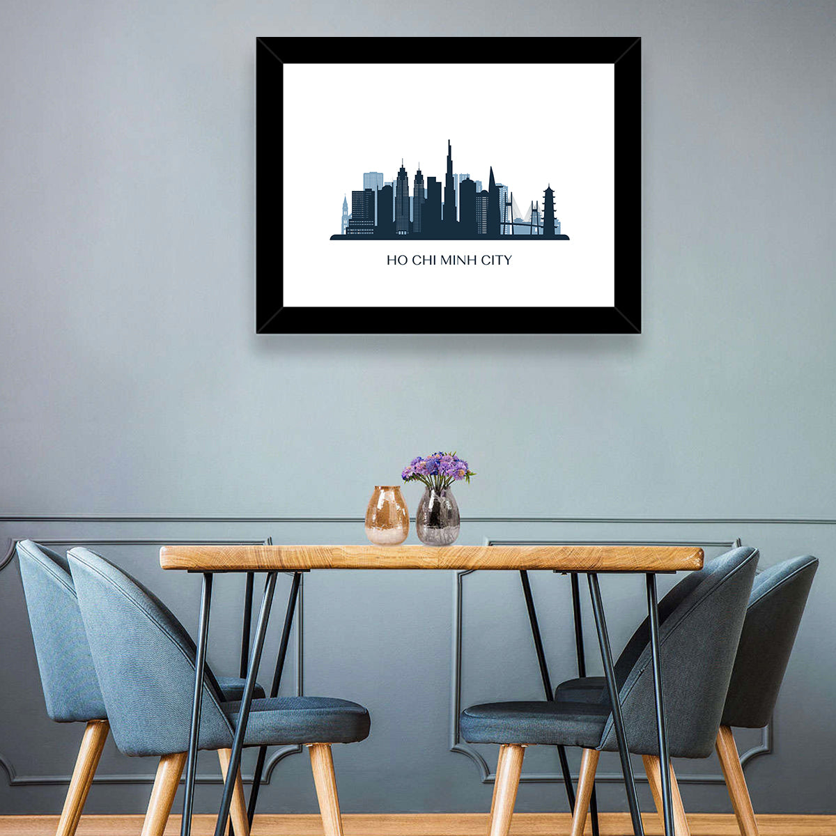 Ho Chi Minh City Skyline Wall Art