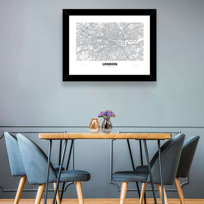 London City Map Wall Art