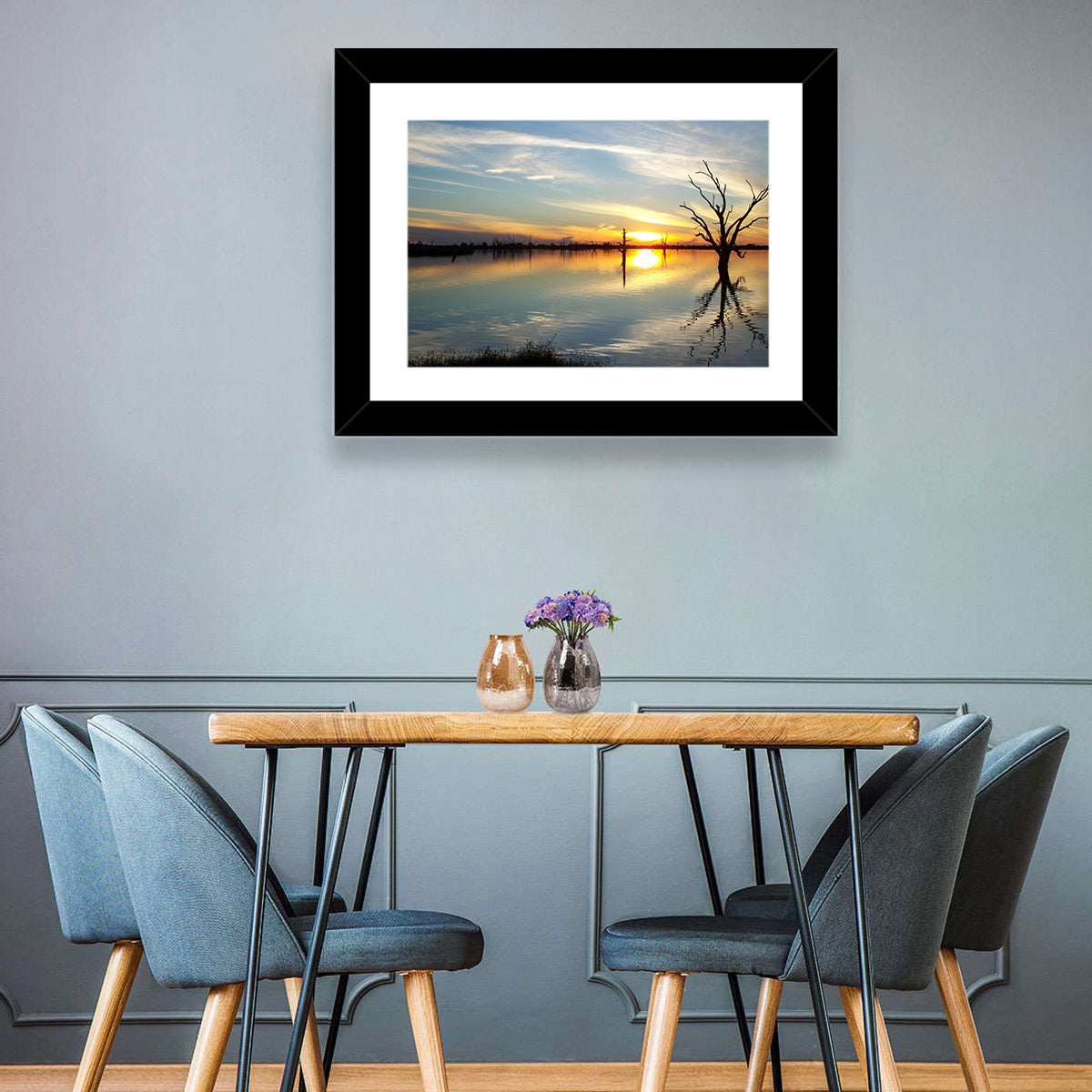 Murray River Sunset Wall Art