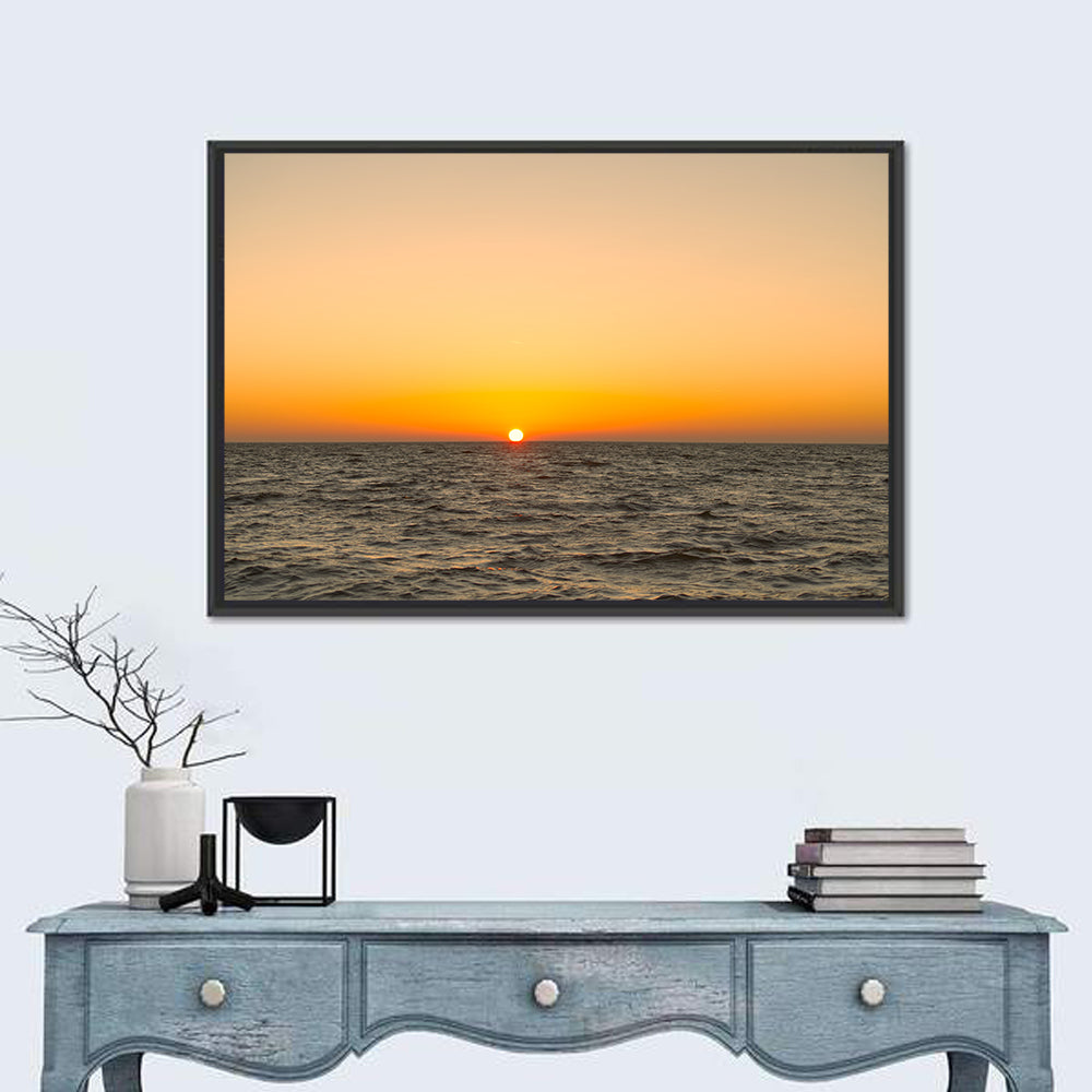 Lake Ijssel Sunset Wall Art