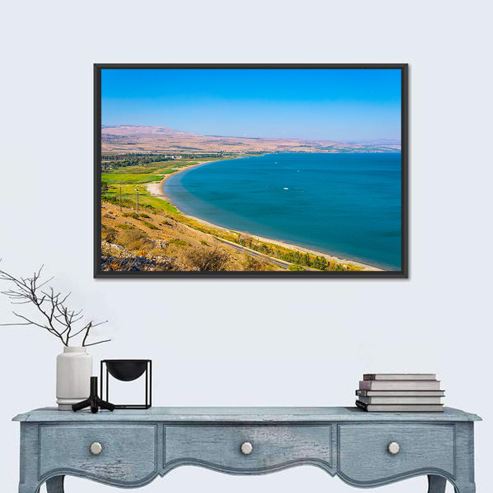 Sea of Galilee, Tiberias Wall Art in a room, landscape