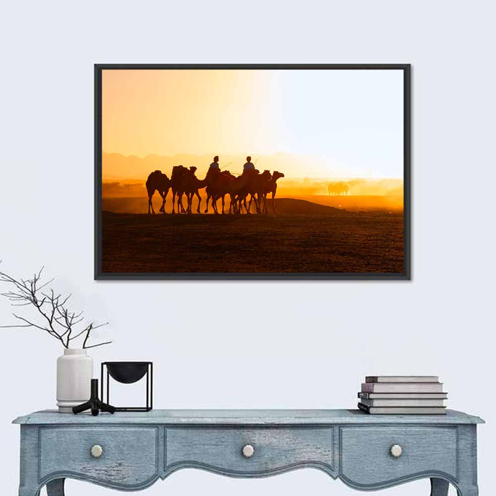 Omani Camel Riders Wall Art