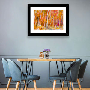 Forest Trees Painting Wall Art