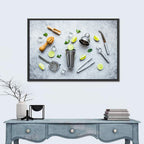 Mojito Bar Utensils Wall Art