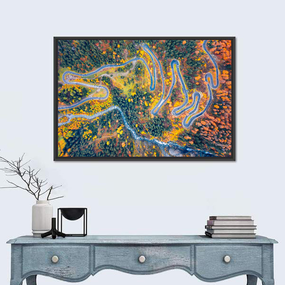 Maloya Pass Aerial View Wall Art