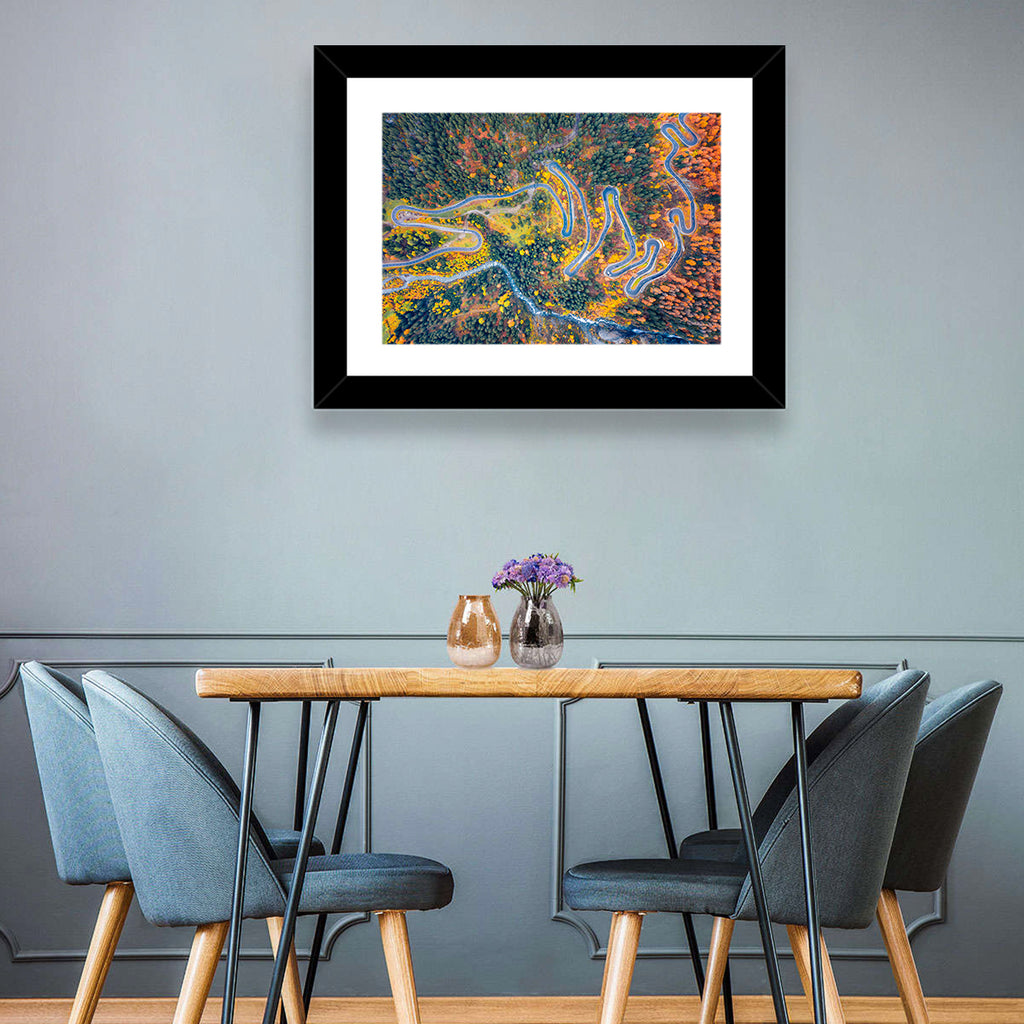 Maloya Pass Aerial View Wall Art