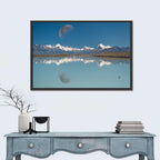 Moon Over Mt Cook and Lake Pukaki Wall Art
