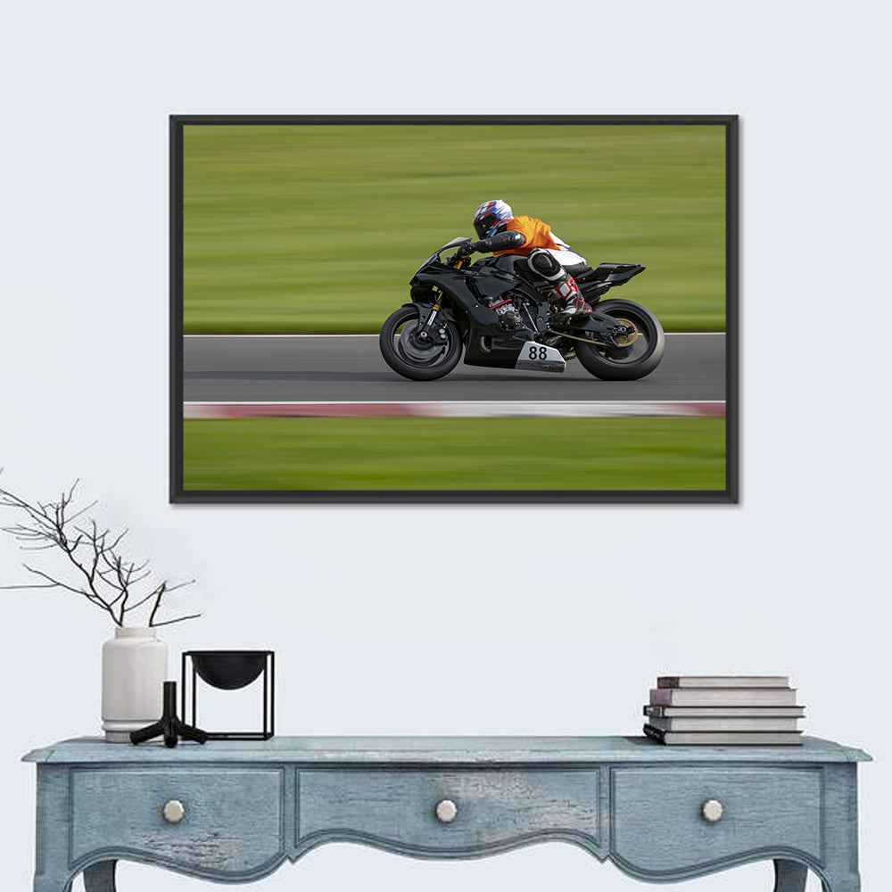 Motorcycle Racer No. 88 Wall Art