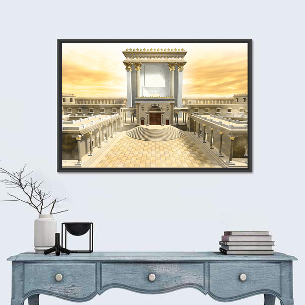 Herodian Temple at Sunset Wall Art