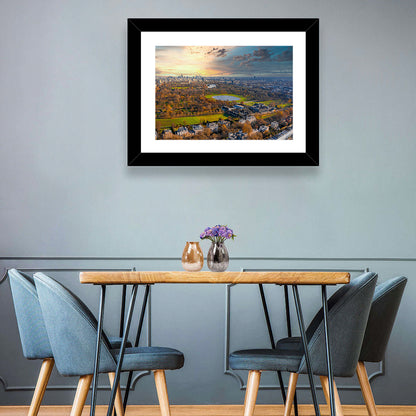 Cloudy London City Wall Art