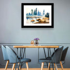 Misty Pine Stream Wall Art