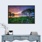 Cipondoh Lake Hyacinth Sunset Wall Art