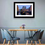 Wasserschloss Blue Hour Reflections Wall Art