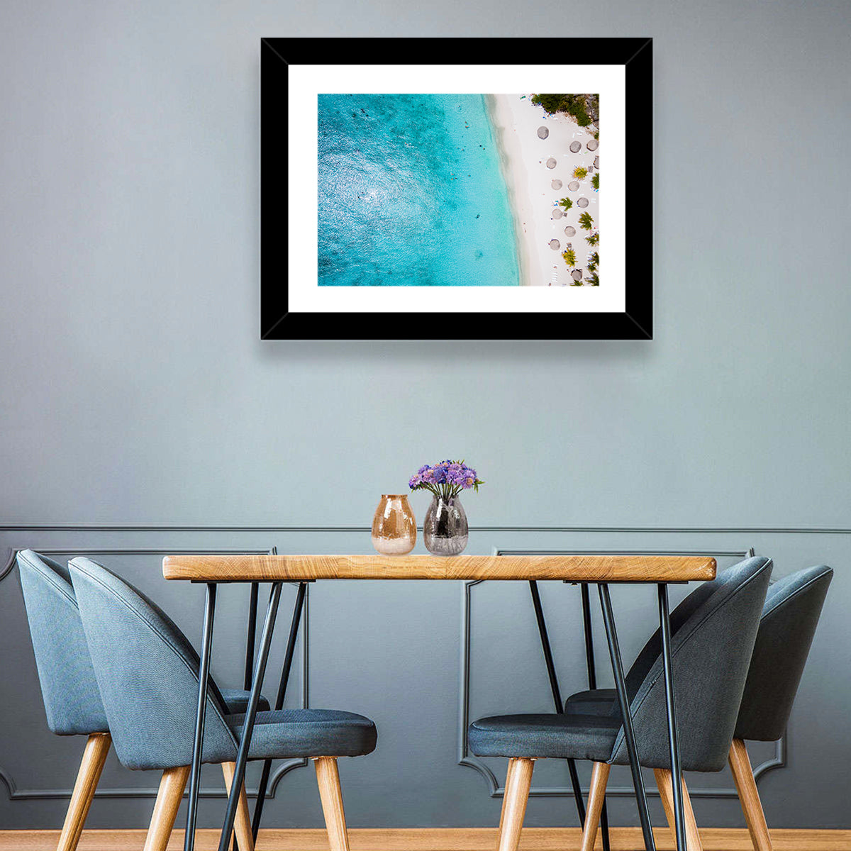 Cas Abou Aerial Shoreline Wall Art