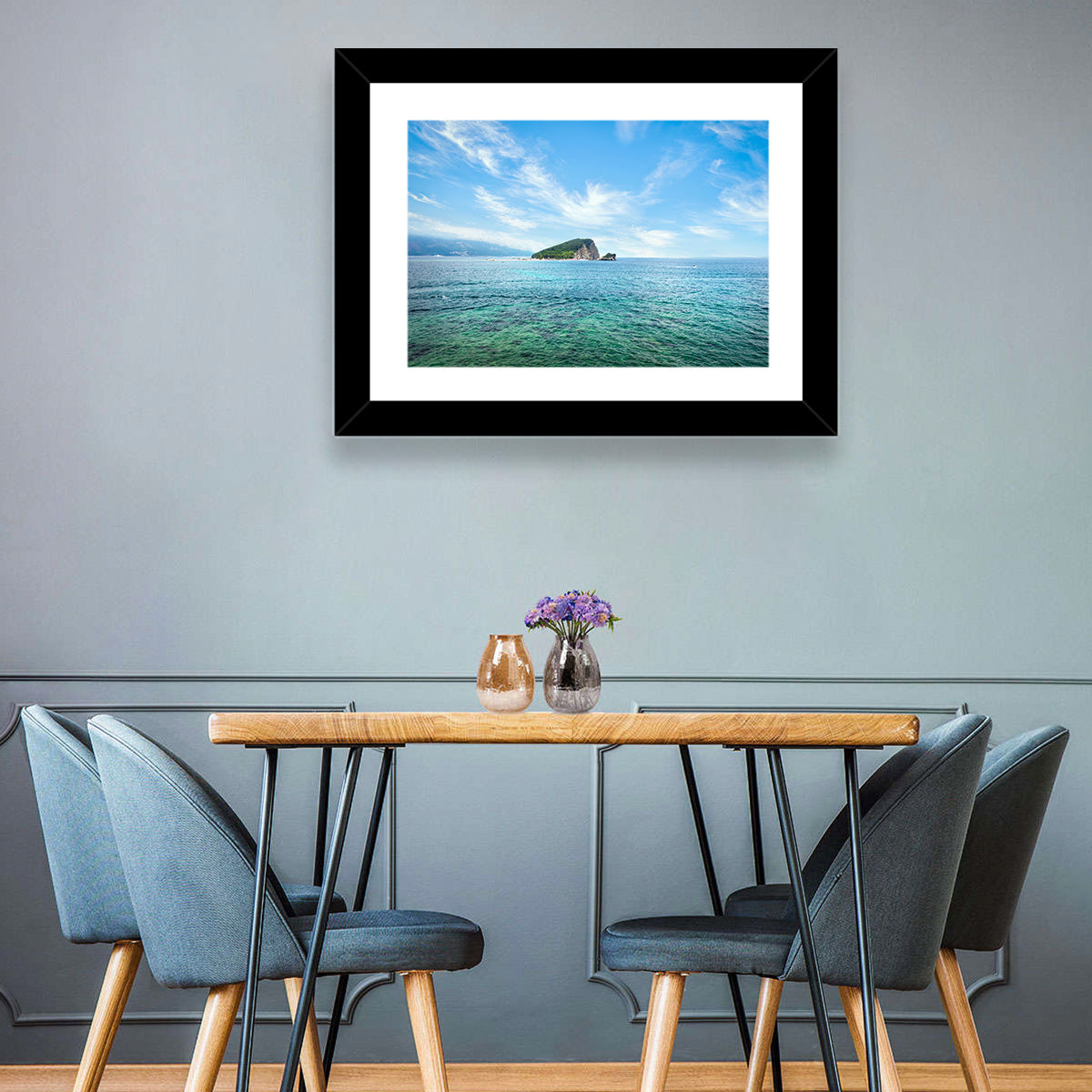 Sveti Nikola Island, Budva Wall Art in a room, landscape