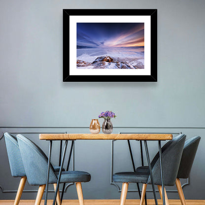 Frozen Baikal Lake Wall Art