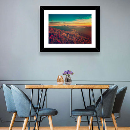 Vivid Mountain Sunrise Wall Art