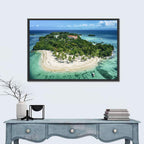 Cayo Levantado Aerial Beach Resort Wall Art