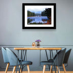 Lynn County Lake Cabin Reflection Wall Art