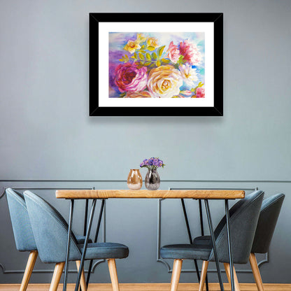 Peonies & Roses Wall Art
