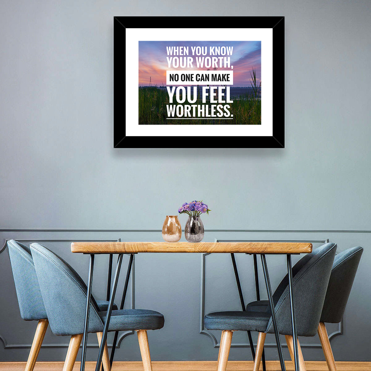 When You Know Your Worth Wall Art