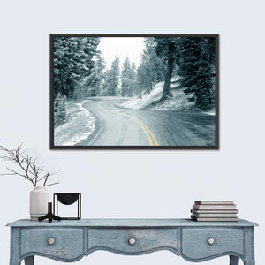 Snowy Highway Wall Art