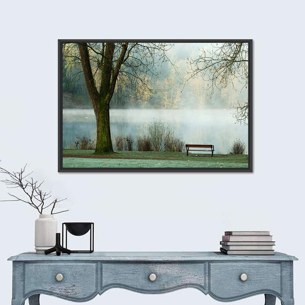 Deer Lake, Burnaby Wall Art in a room, landscape