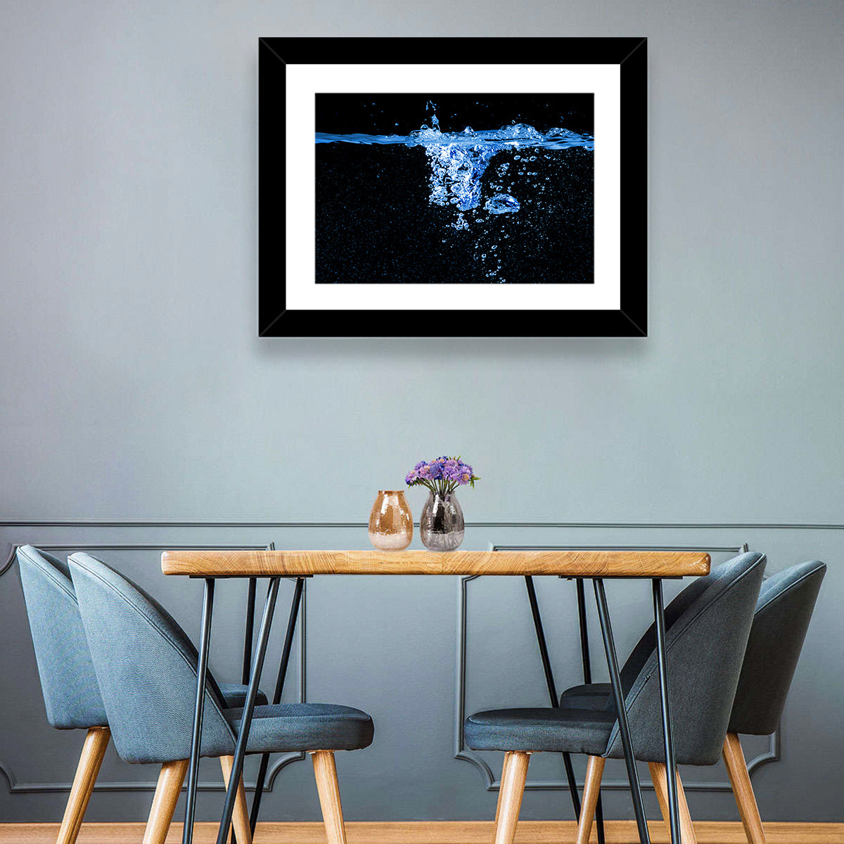 Underwater Bubble Motion Wall Art