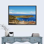 Isla Del Sol Village on Lake Titicaca Wall Art