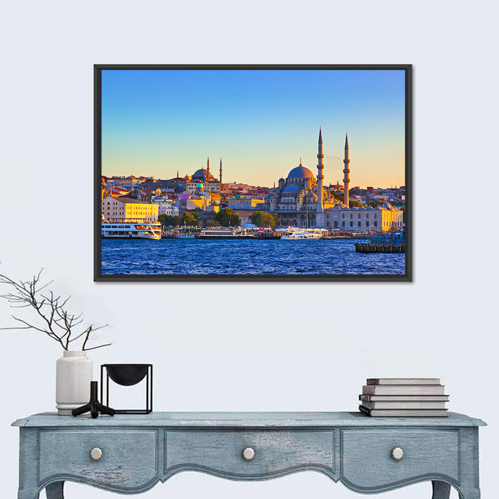 Istanbul Sunrise at Yeni Cami Wall Art