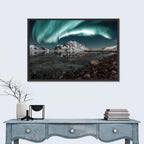 Lofoten Aurora Reflection Wall Art