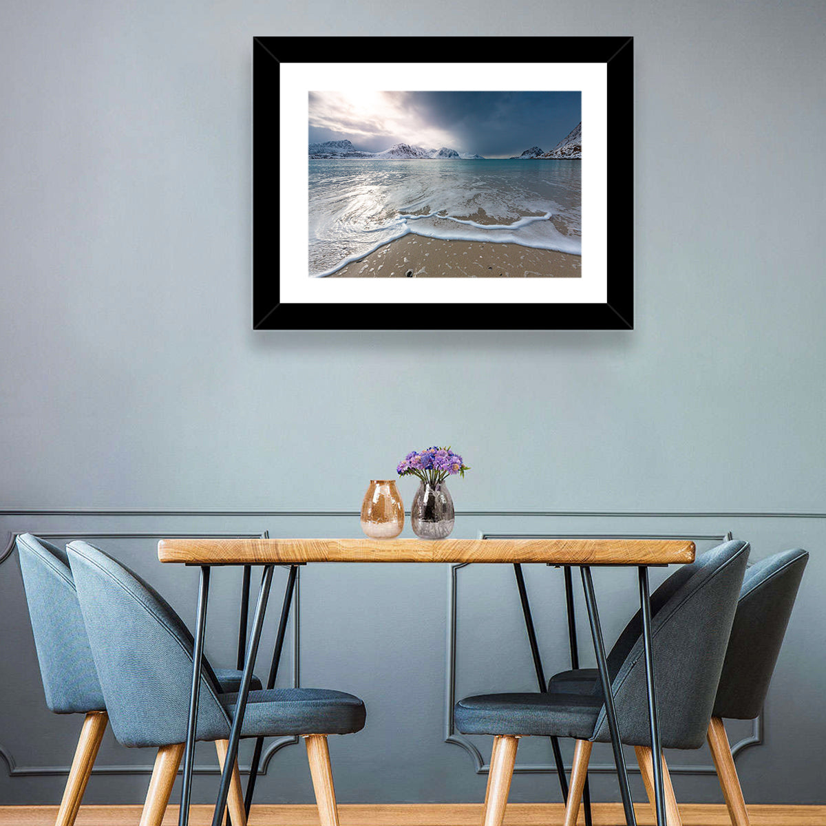 Haukland Beach Wall Art