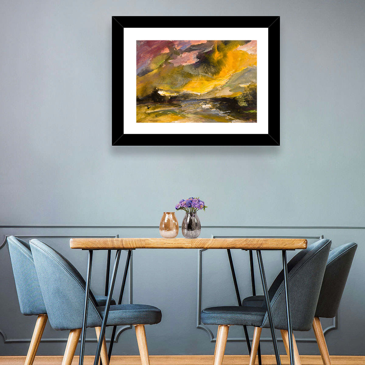 Coastal Storm Abstract Wall Art