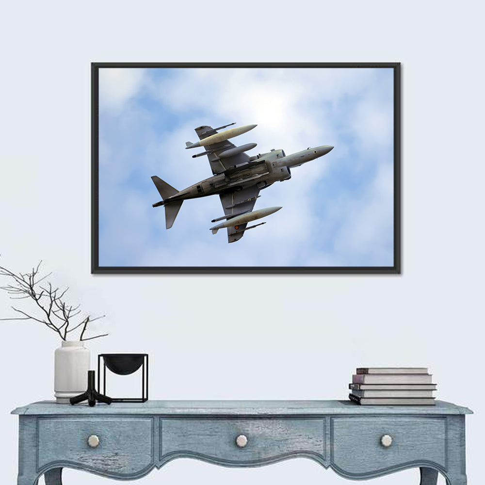 Low Angle Fighter Jet Overhead Wall Art